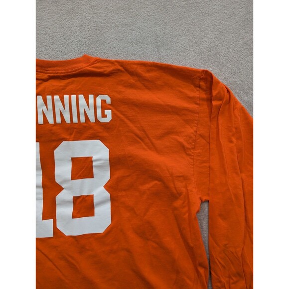 NFL Peyton Manning Denver Broncos Orange Long-Sleeve Majestic T-Shirt Size XXXL - Picture 12 of 15